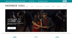 Desktop Screenshot of monroe-hall.com