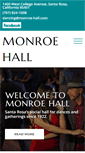 Mobile Screenshot of monroe-hall.com